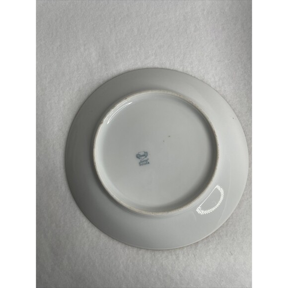 GERMANY Thomas Bavaria Hand Painted Flowers Plate Gold Gilded 7.5” - Picture 5 of 10